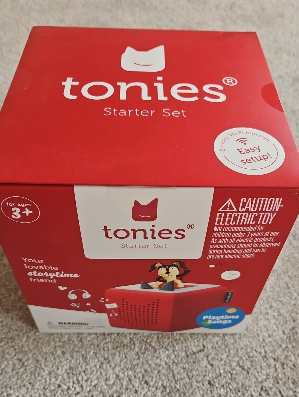 tonies Starter Set Kids Audio Toy - Red INCLUDING MS RACHEL TONIES